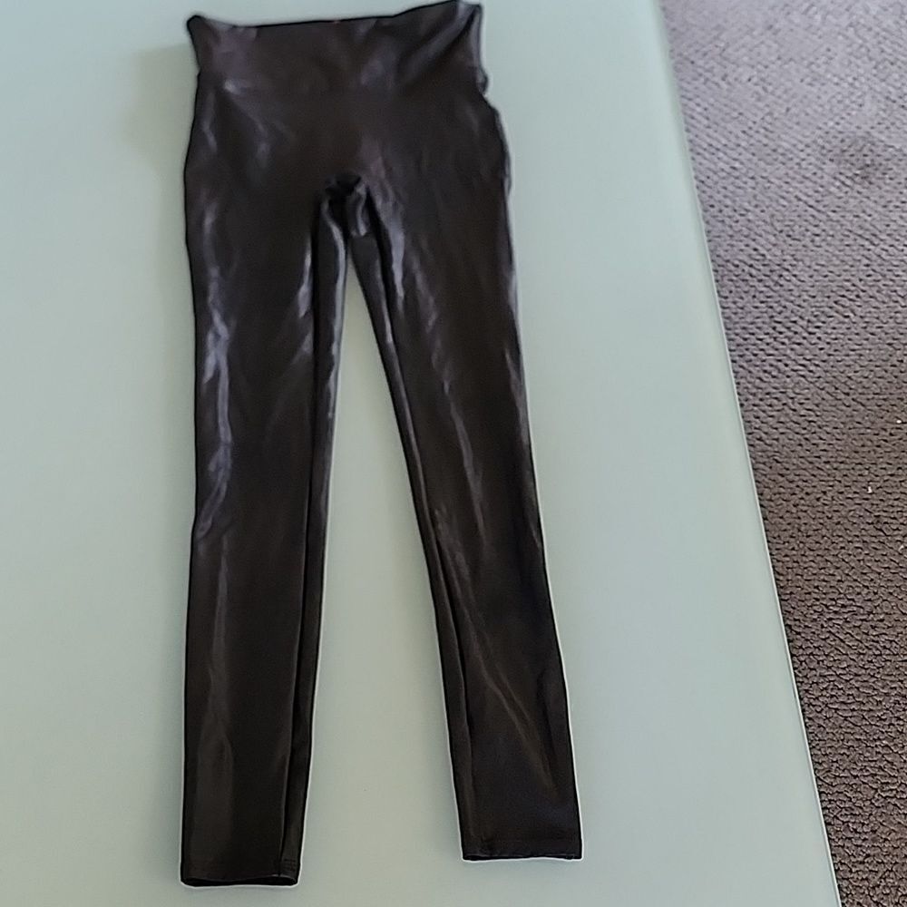 SPANX Shimmer Leggings Y2K Retro 70's Disco Size Small - Picture 3 of 5